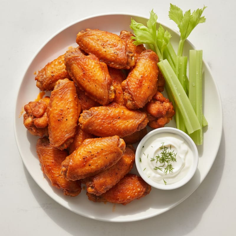 Spicy Air-Fried Chicken Wings