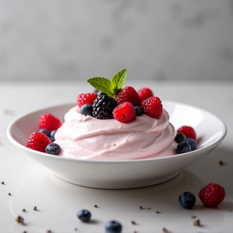 Silky Protein Greek Yogurt with Mixed Berries