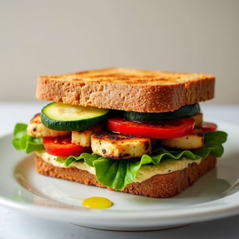 Hearty Grilled Veggie Sandwich