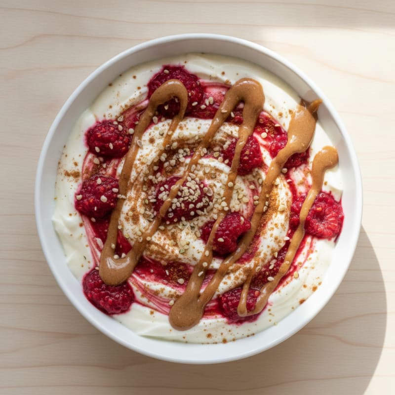 Raspberry Yogurt Protein Swirl