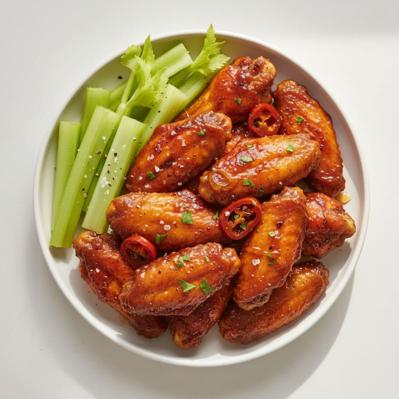 Crispy Chipotle BBQ Chicken Wings