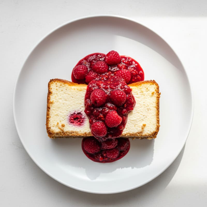 Silky Greek Yogurt Protein Cheesecake