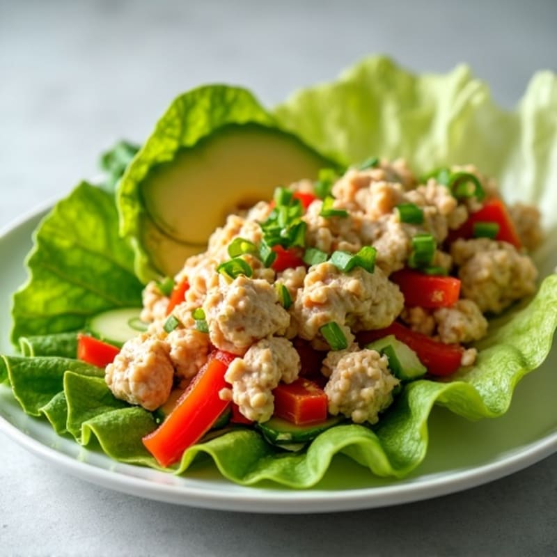 Fresh Spicy Tuna Lettuce Wrap