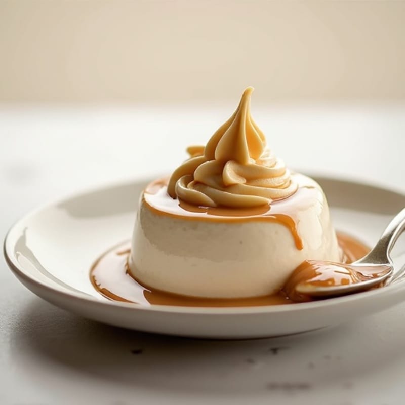 Greek Yogurt Protein Mousse with Almond Butter Swirl