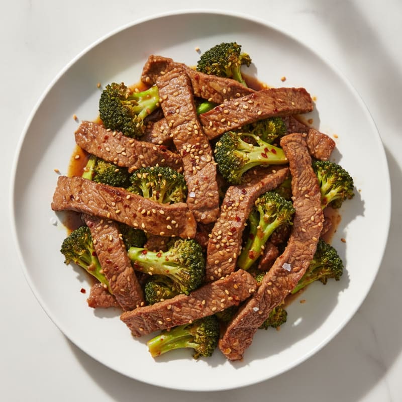Sesame Beef and Broccoli Stir-Fry
