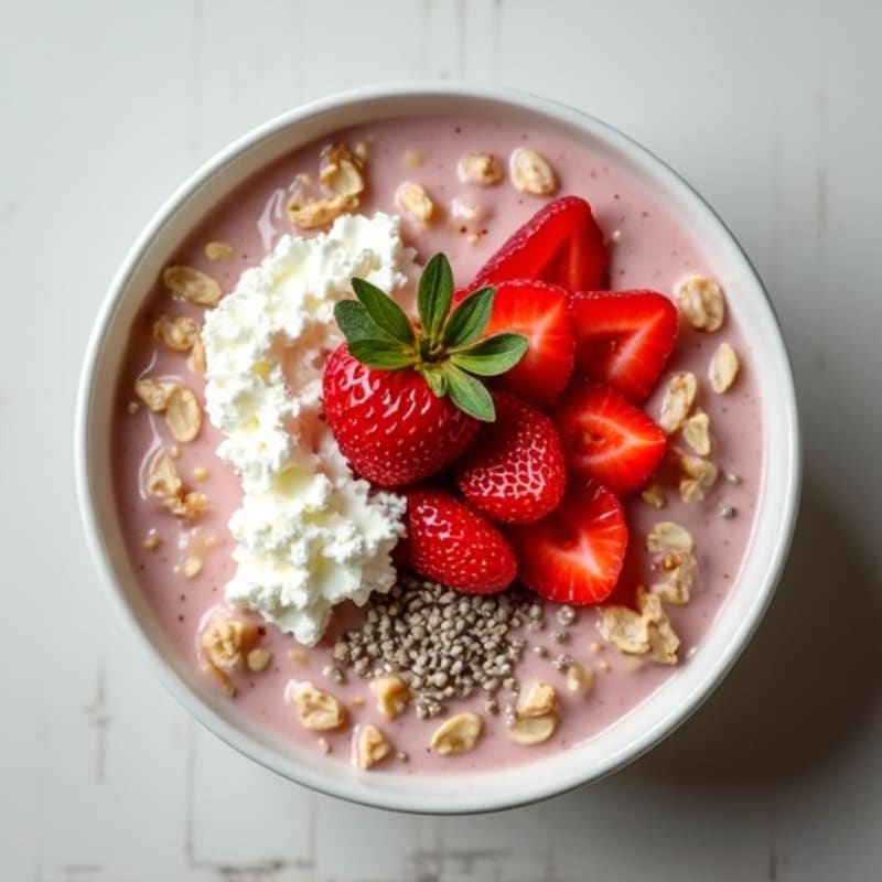 Creamy Strawberry Overnight Oats