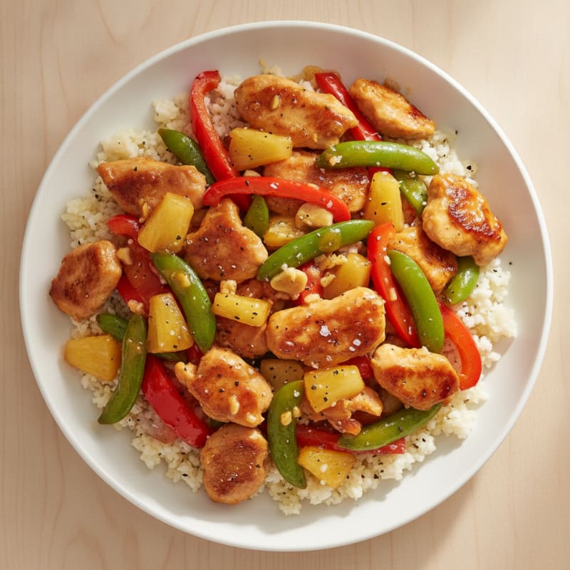 Sweet and Sour Chicken Stir-Fry