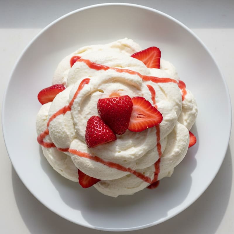 Silky Greek Yogurt Protein Mousse with Berries