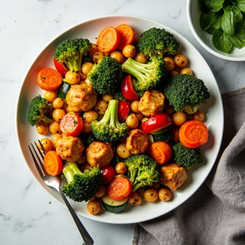 Sheet Pan Roasted Vegetables with Fresh Herbs