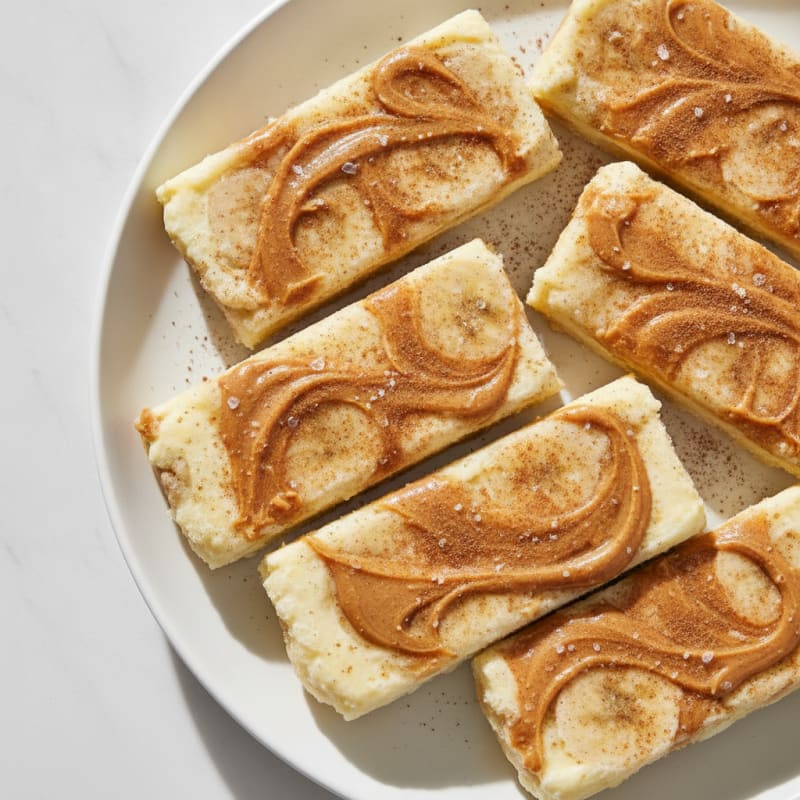 Frozen Peanut Butter Banana Yogurt Bars