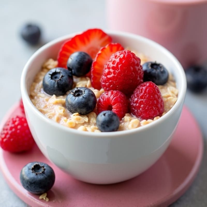 Protein-Packed Berry Vanilla Overnight Oats