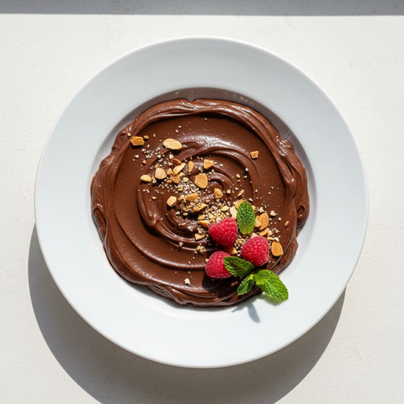 Silky Chocolate Protein Pudding