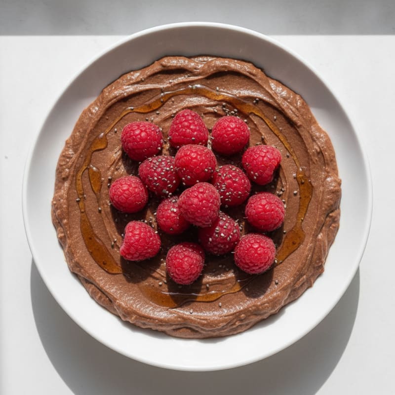 Chocolate Cottage Cheese Protein Pudding