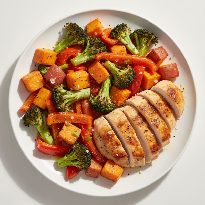 Chicken and Roasted Vegetable Medley