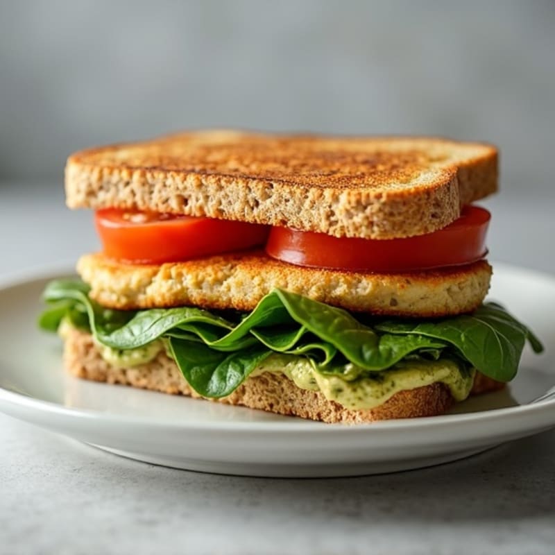 Grilled Chicken Pesto Sandwich