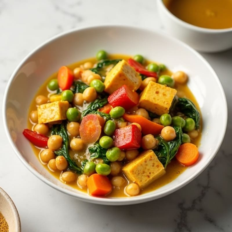Tofu and Vegetable Coconut Curry
