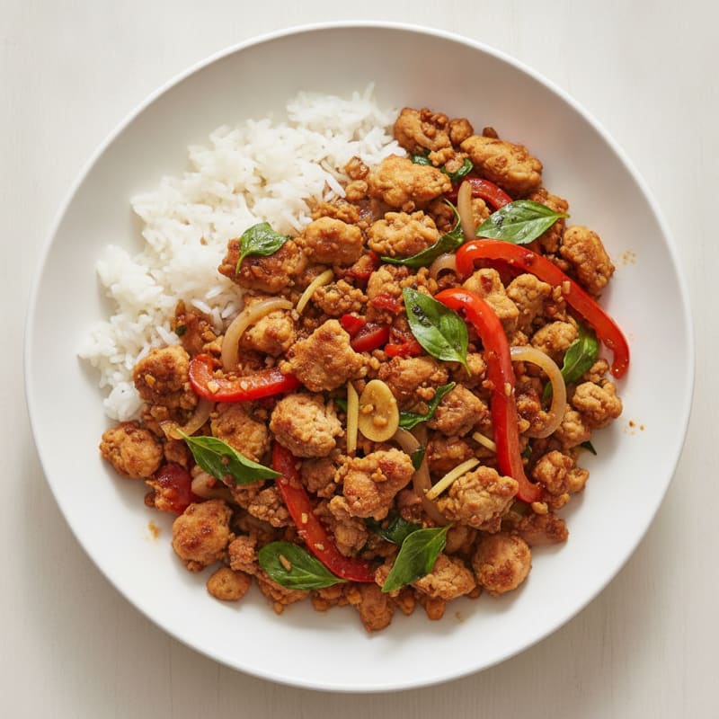 Thai Basil Chicken Stir-Fry