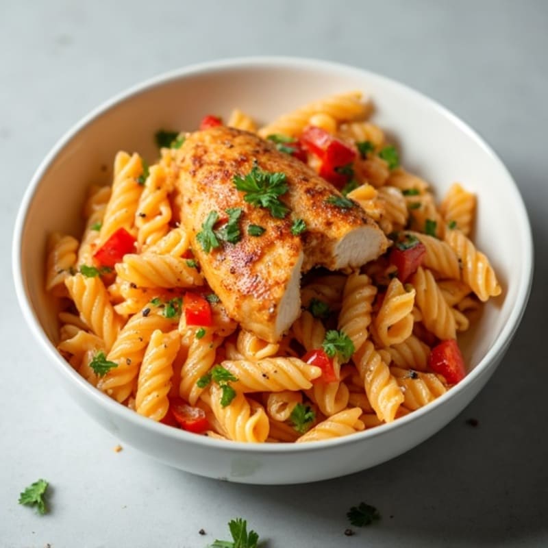 Spicy Creamy Chipotle Chicken Pasta