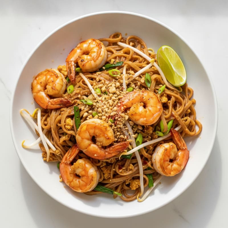 Shrimp Pad Thai Noodles