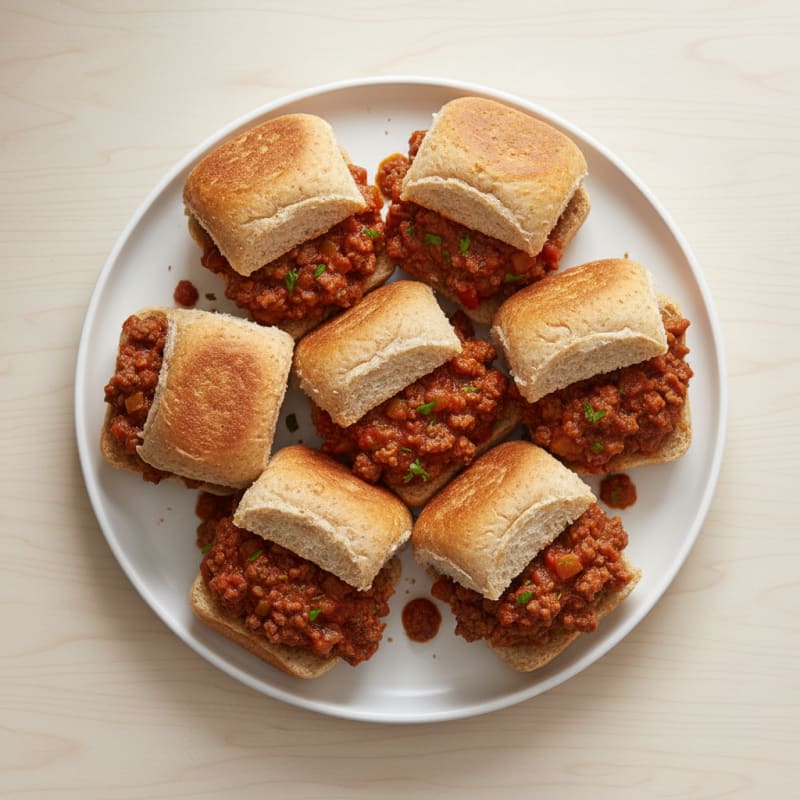 Smoky Sloppy Joe Sliders