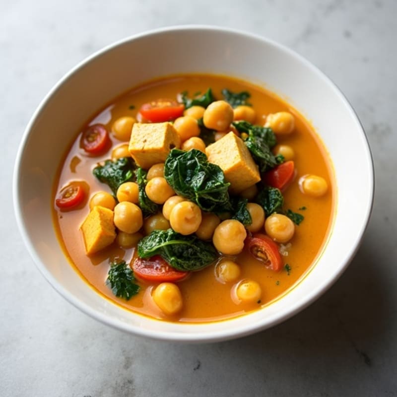 Creamy Coconut Chickpea Curry Stew