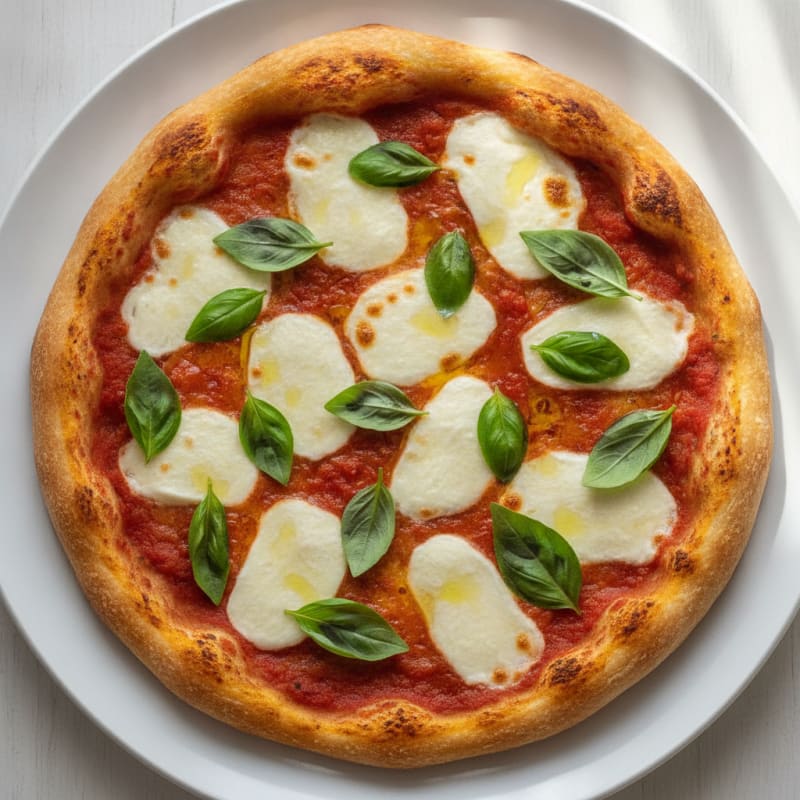 Classic Margherita Pizza with Fresh Basil