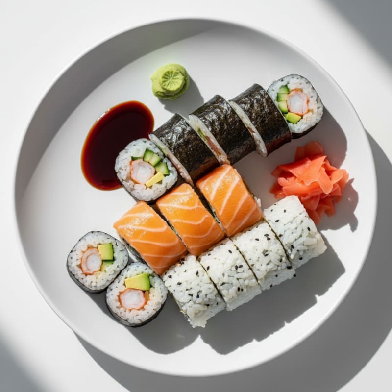 Assorted Fresh Sushi Rolls