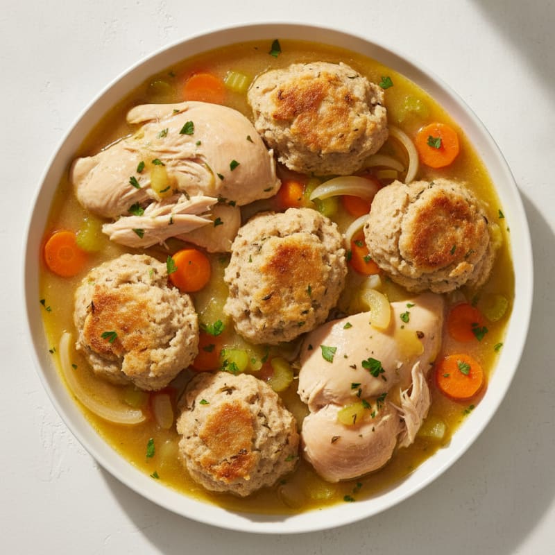 Homestyle Chicken and Herb Dumplings