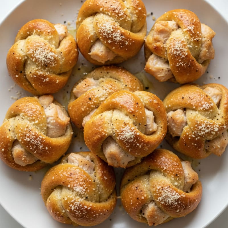 Garlic Parmesan Pretzel Bites