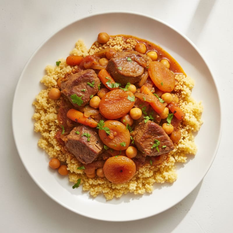 Moroccan Lamb Tagine with Couscous