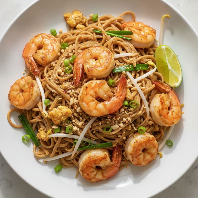 Shrimp Pad Thai Noodles