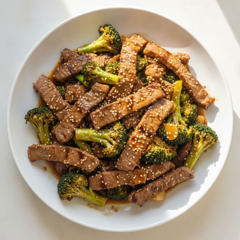Sesame Beef and Broccoli Stir-Fry