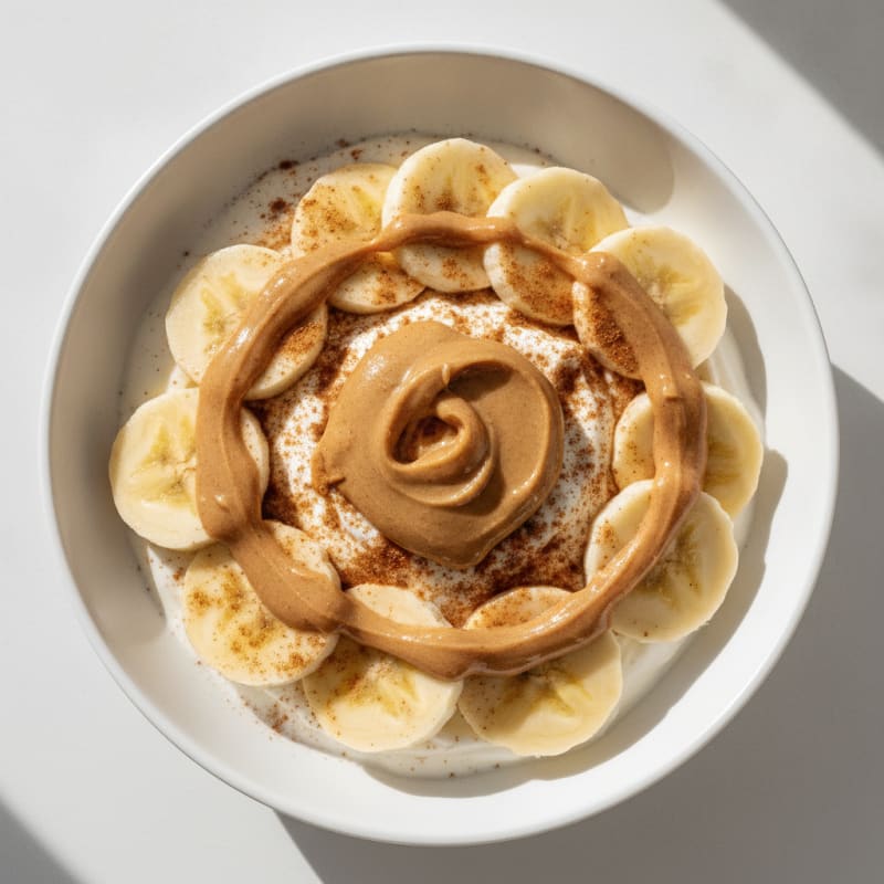 Greek Yogurt Protein Bowl with Banana and Cashew Butter