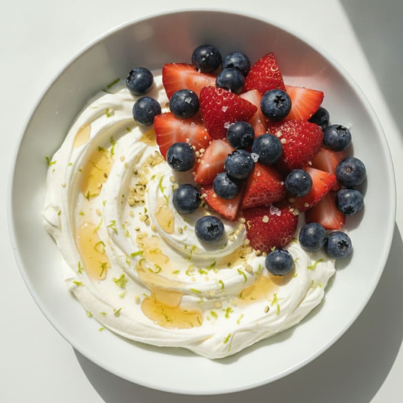 Quick Honey-Lime Fruit Medley