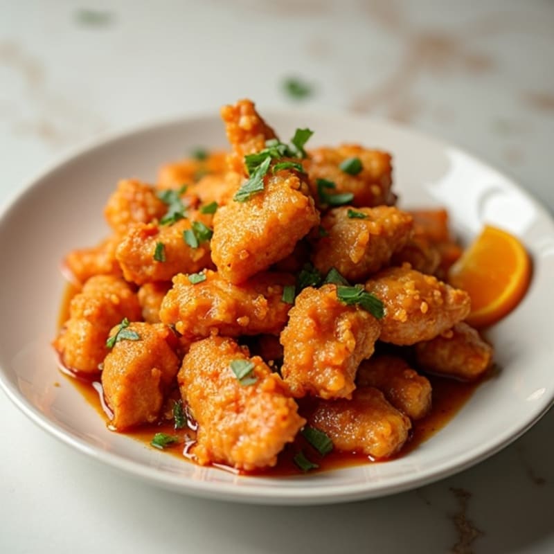 Crispy Air-Fried Orange Chicken