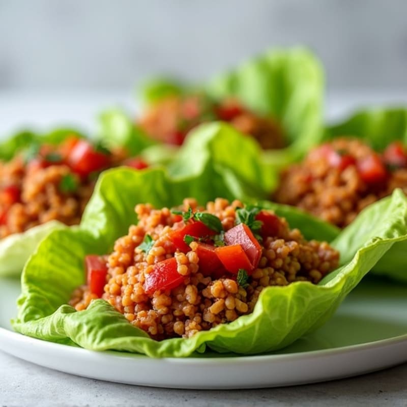 Hearty Lean Ground Turkey Sloppy Joe Lettuce Cups
