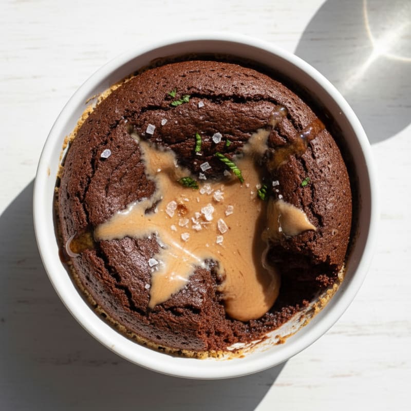 Creamy Chocolate Protein Mug Cake