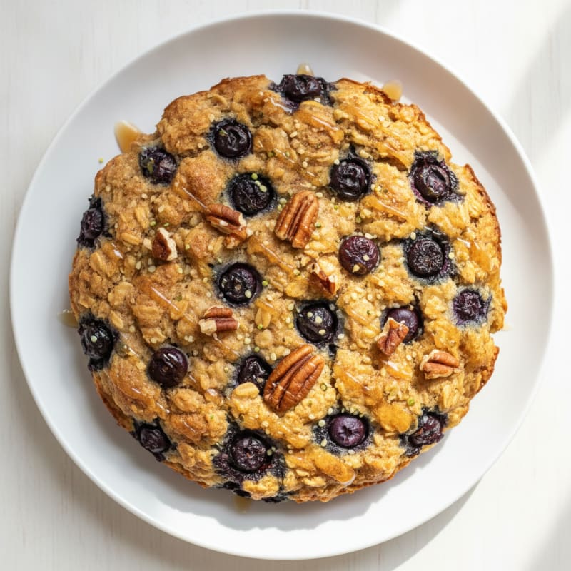 Blueberry Pecan Baked Oatmeal
