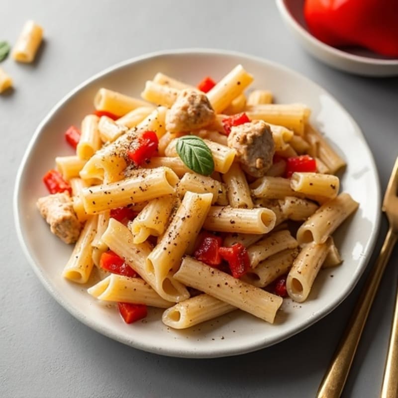 Creamy Cajun Chicken Pasta with Bell Peppers