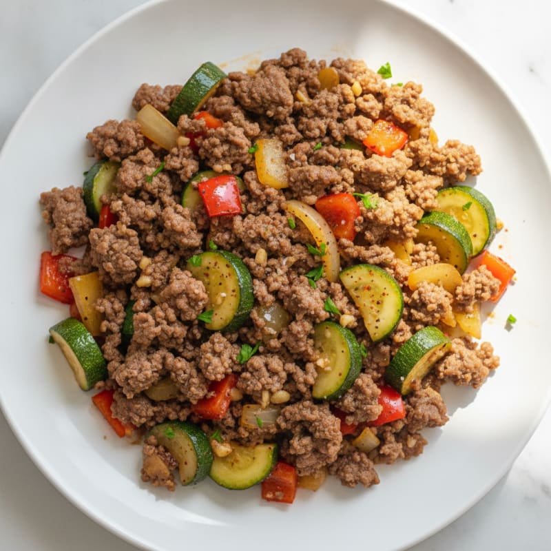 Ground Beef and Vegetable Skillet
