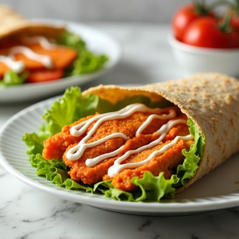Crispy Buffalo Chicken Ranch Wrap