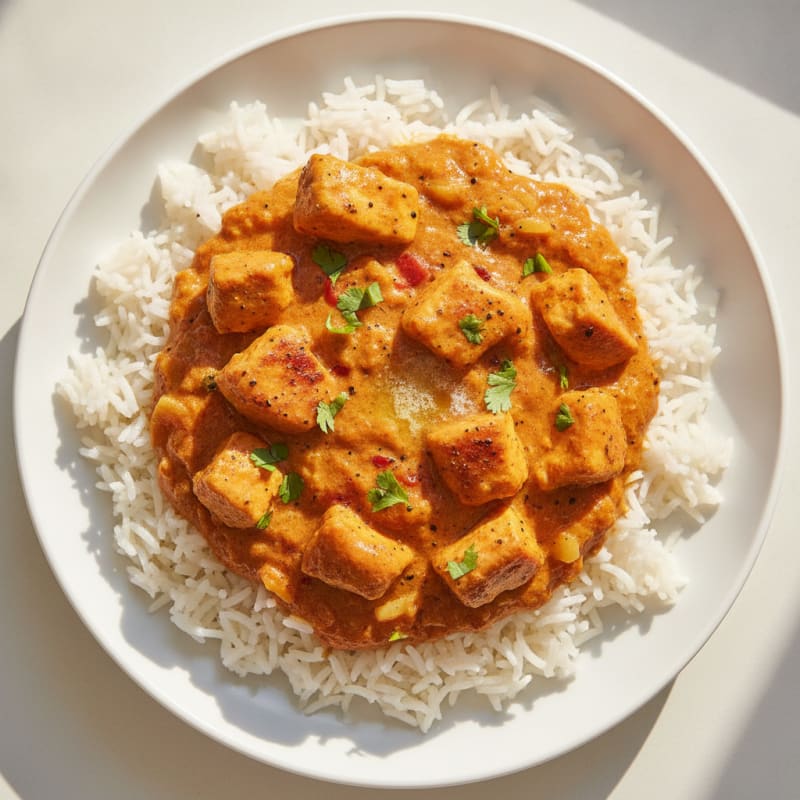 Spiced Butter Chicken with Basmati Rice