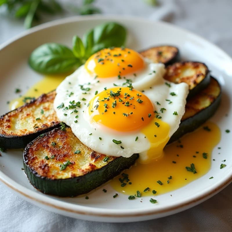 Garlic Parmesan Roasted Zucchini Spears