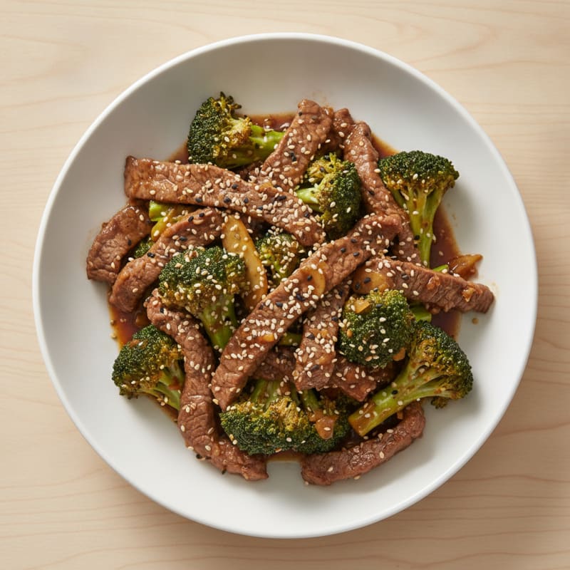 Sesame Beef and Broccoli Stir-Fry