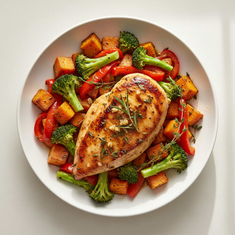 Garlic Herb Roasted Chicken