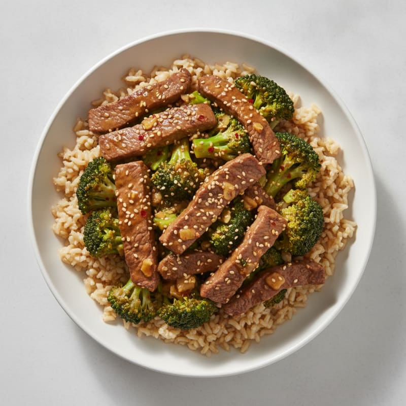 Sesame Beef & Broccoli Stir-Fry