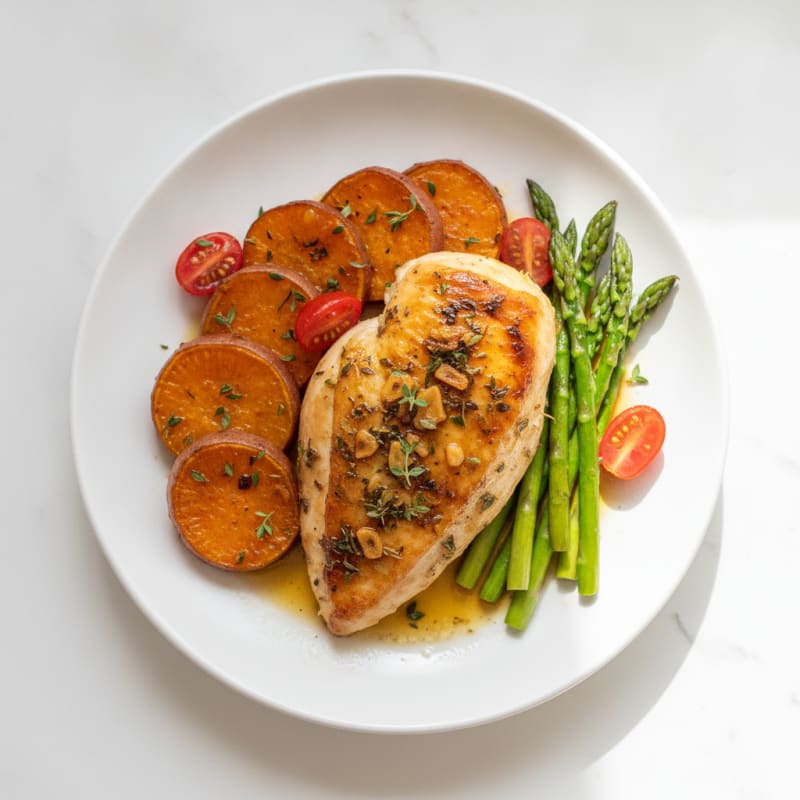 Garlic Herb Roasted Chicken Breast
