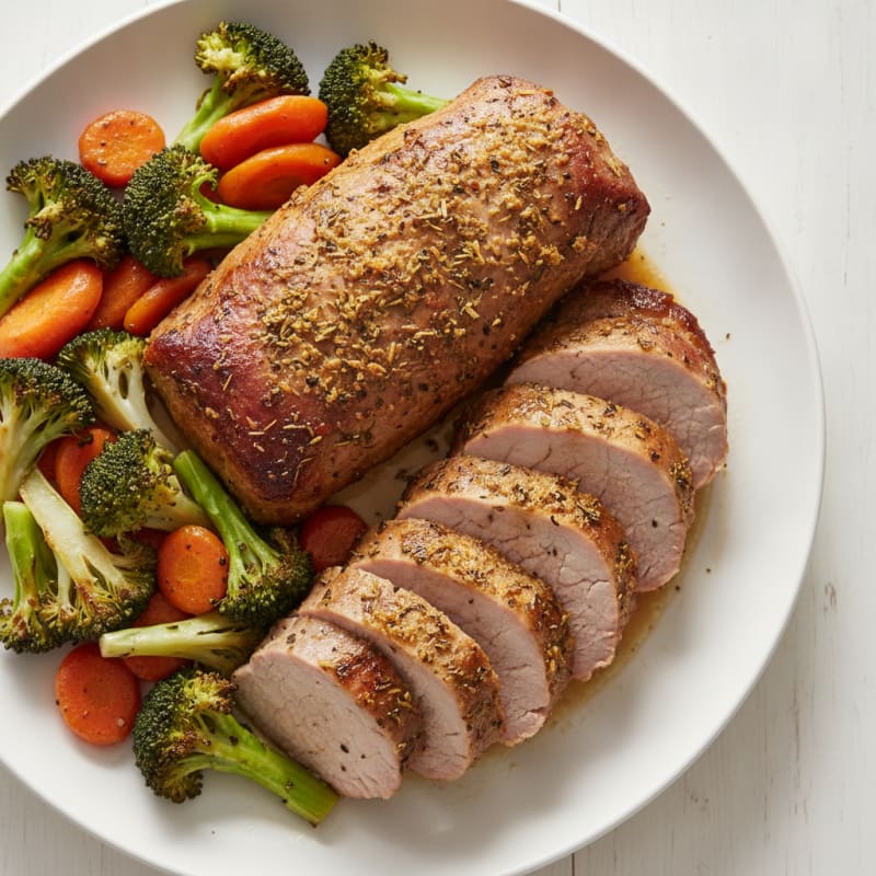 Roasted Pork Tenderloin with Herbs