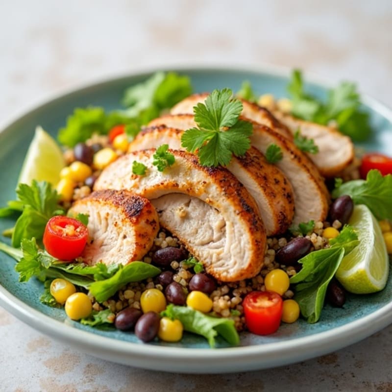 Vibrant Quinoa and Black Bean Salad with Zesty Lime Dressing