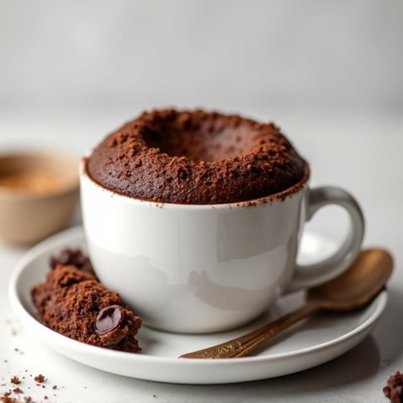 Quick Chocolate Protein Mug Cake